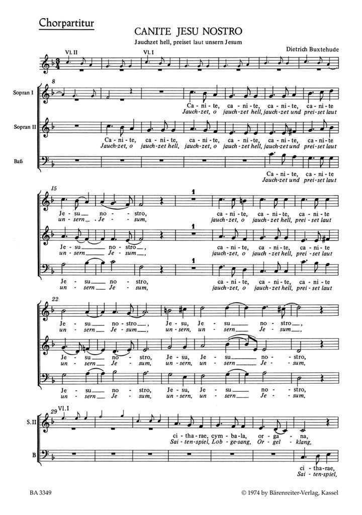 Canite Jesu nostro